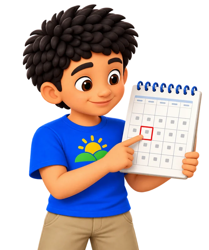 Marvin learning with a calendar